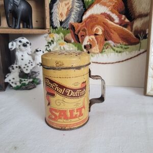 Vintage Percival Duffin's Salt Shaker Tin